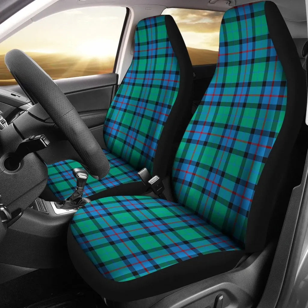 Flower Of Scotland Tartan Plaid Car Seat Cover