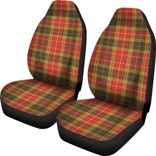 Buchanan Old Set Weathered Tartan Plaid Car Seat Cover