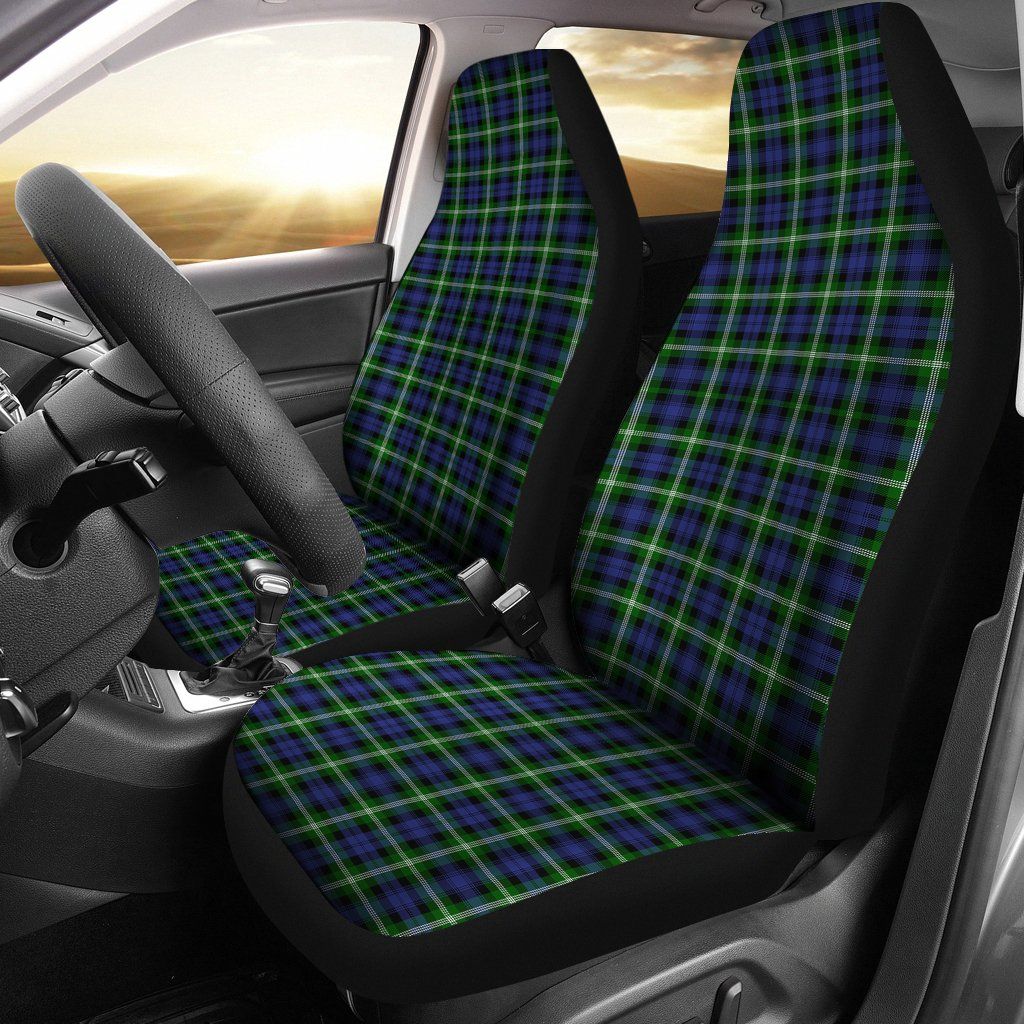 Baillie Modern Tartan Plaid Car Seat Cover