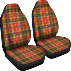 Buchanan Old Set Weathered Tartan Plaid Car Seat Cover
