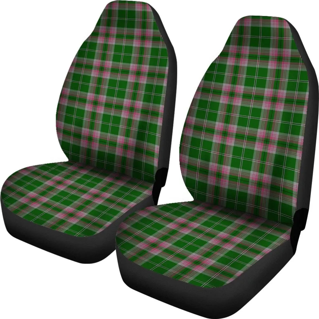 Gray Hunting Tartan Plaid Car Seat Cover