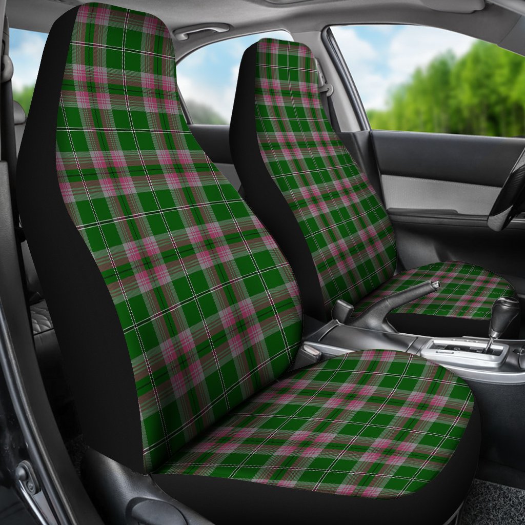 Gray Hunting Tartan Plaid Car Seat Cover