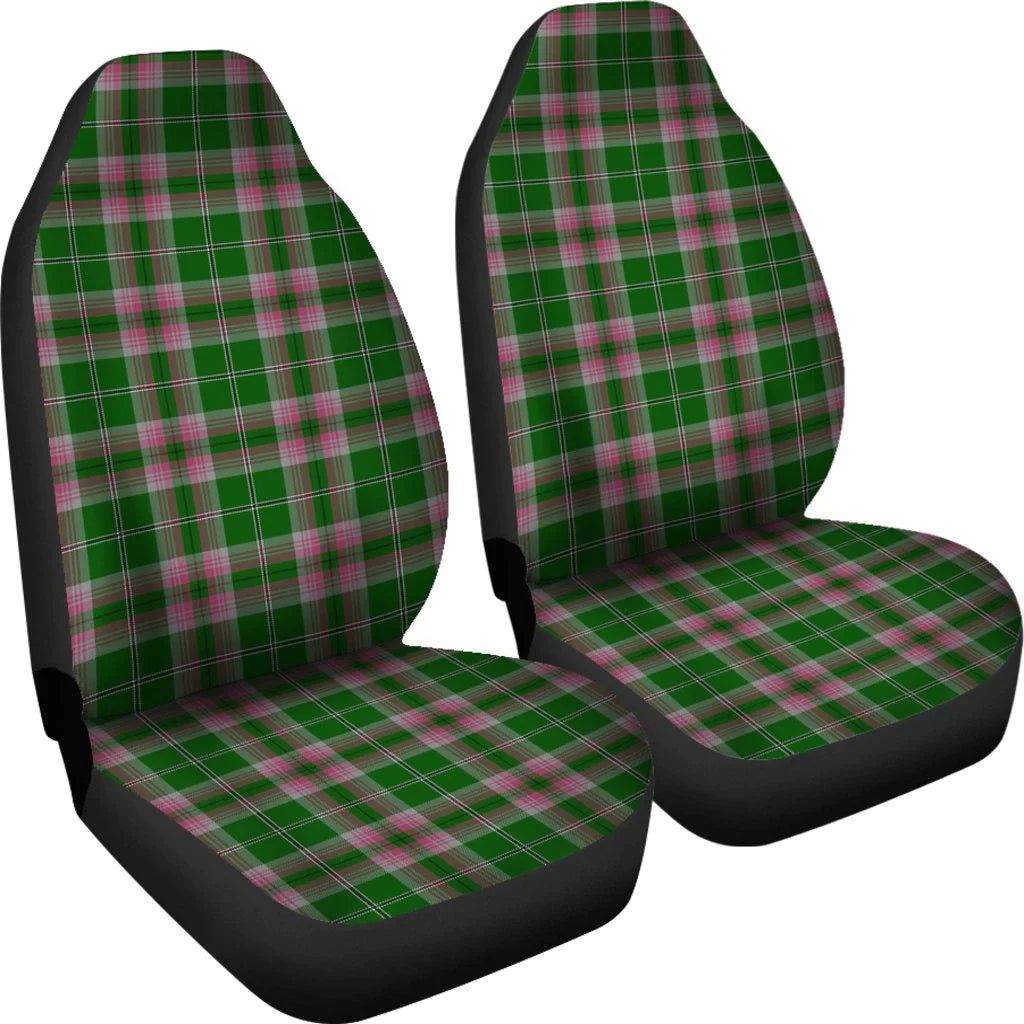 Gray Hunting Tartan Plaid Car Seat Cover