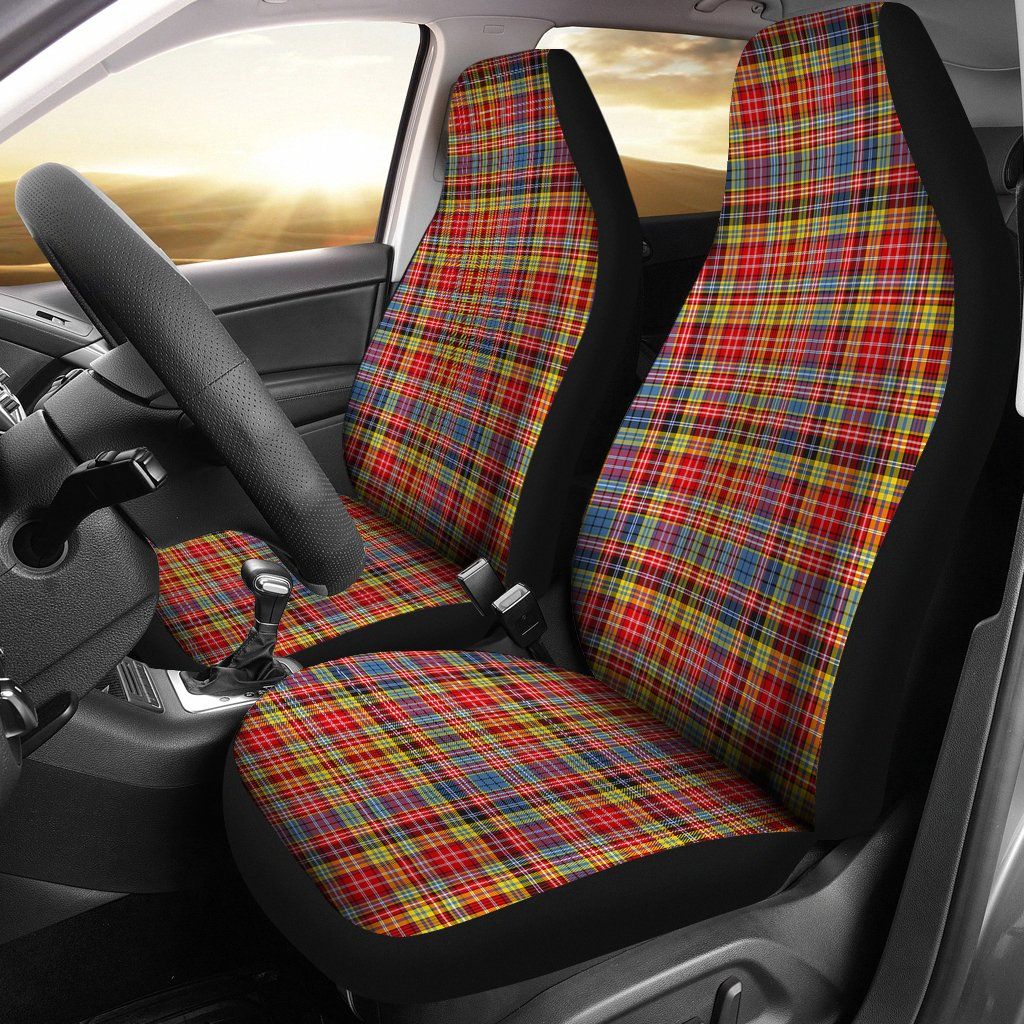 Drummond Of Strathallan Tartan Plaid Car Seat Cover