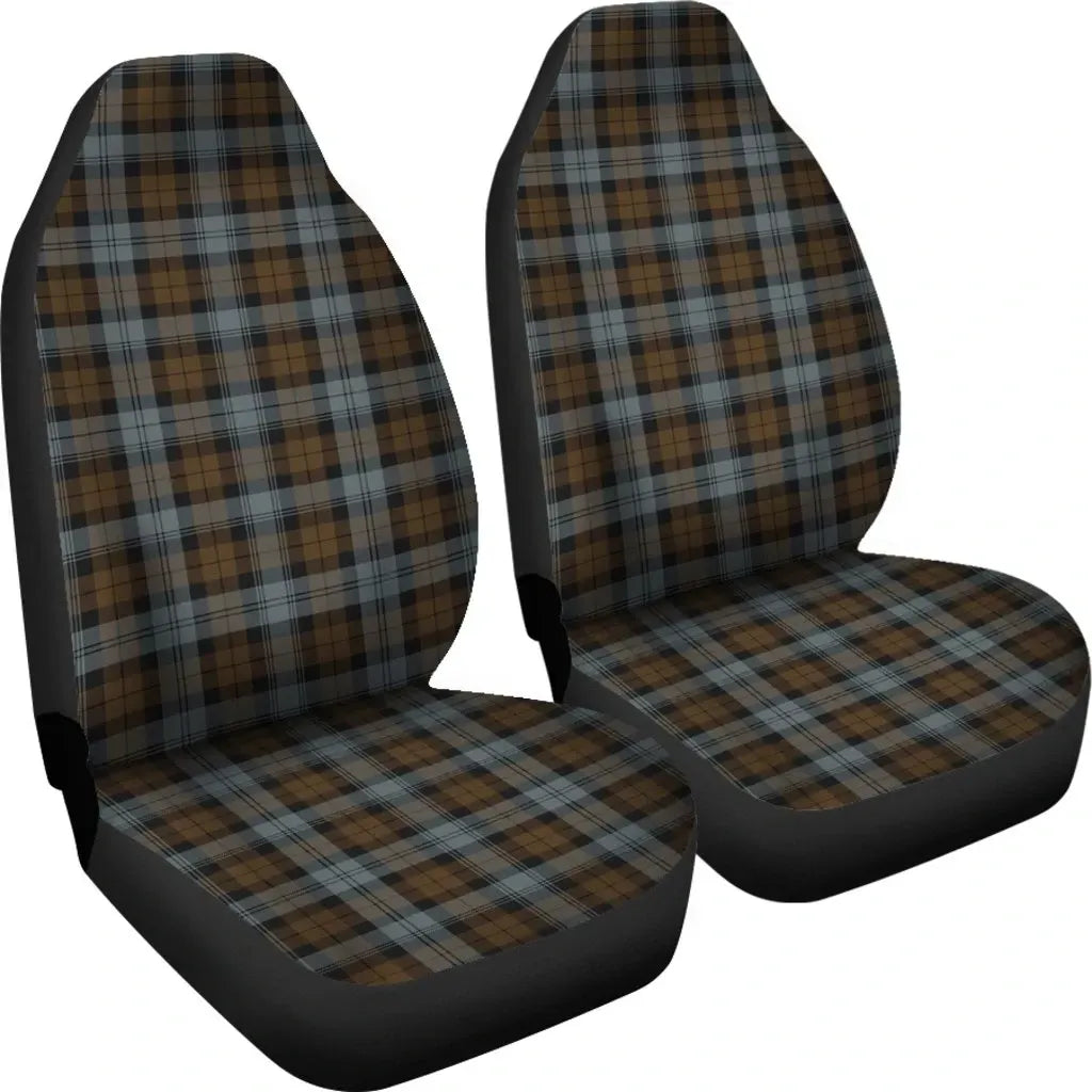 Blackwatch Weathered Tartan Plaid Car Seat Cover