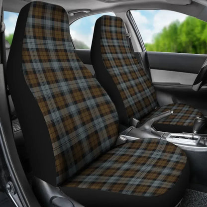Blackwatch Weathered Tartan Plaid Car Seat Cover