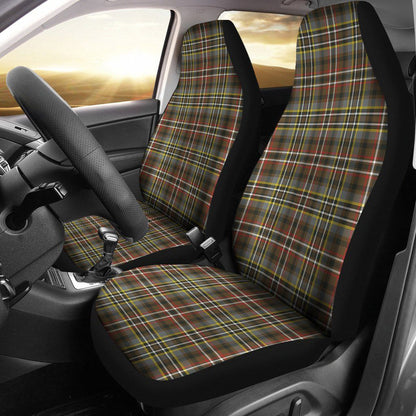 Scott Green Weathered Tartan Plaid Car Seat Cover