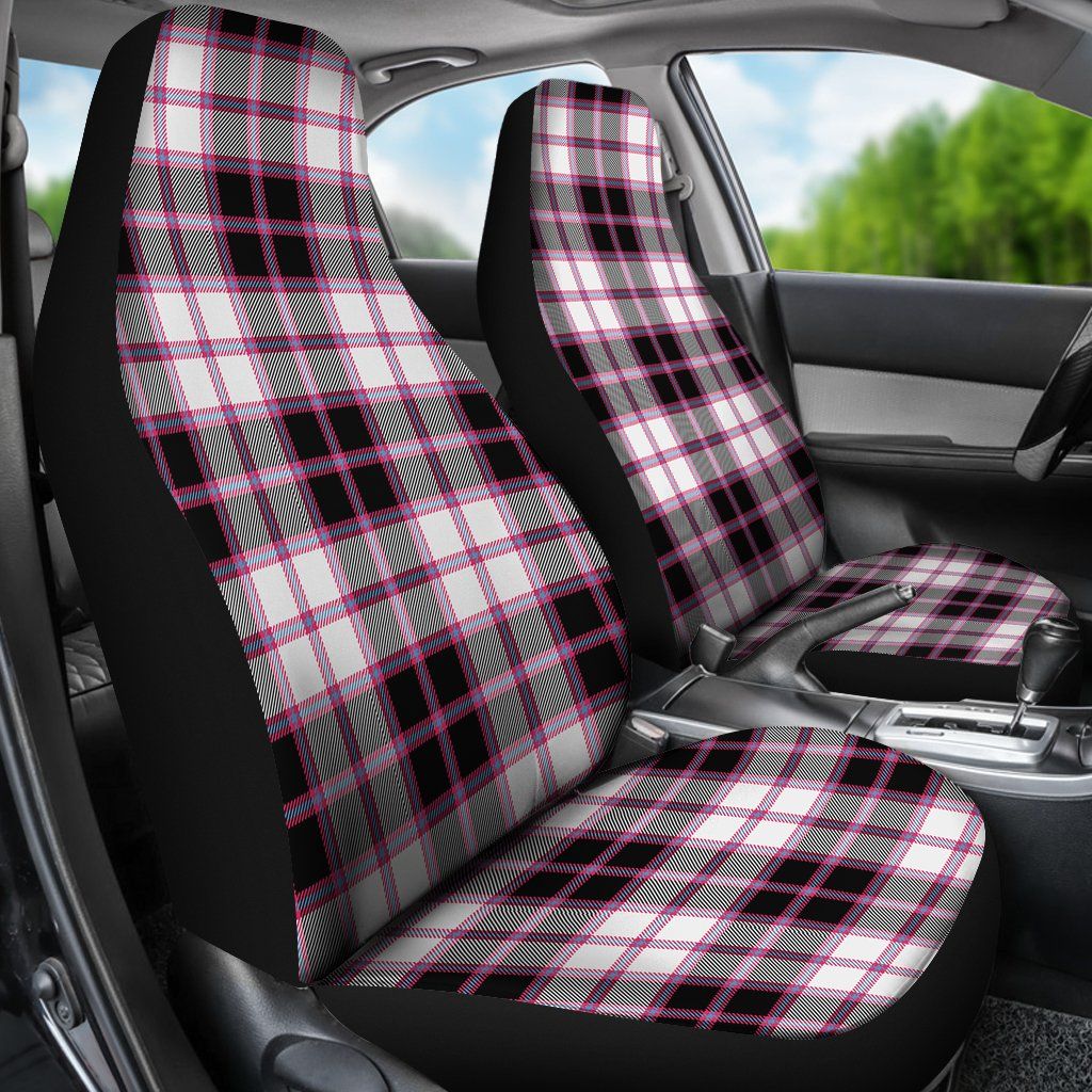 Macpherson Hunting Modern Tartan Plaid Car Seat Cover