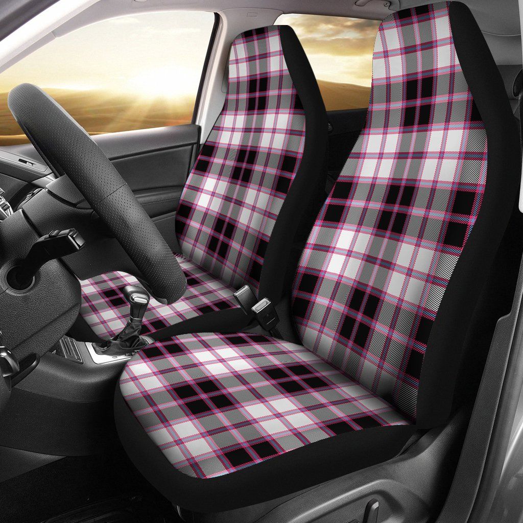 Macpherson Hunting Modern Tartan Plaid Car Seat Cover