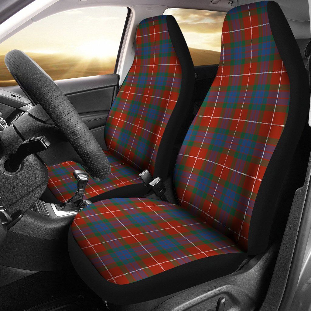 Fraser Ancient Tartan Plaid Car Seat Cover