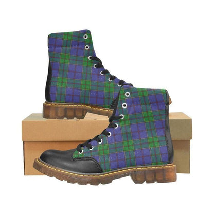 Strachan Tartan Plaid Apache Boots