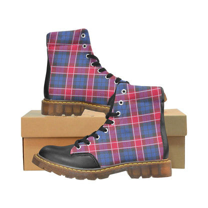 Graham Of Menteith Red Tartan Plaid Apache Boots