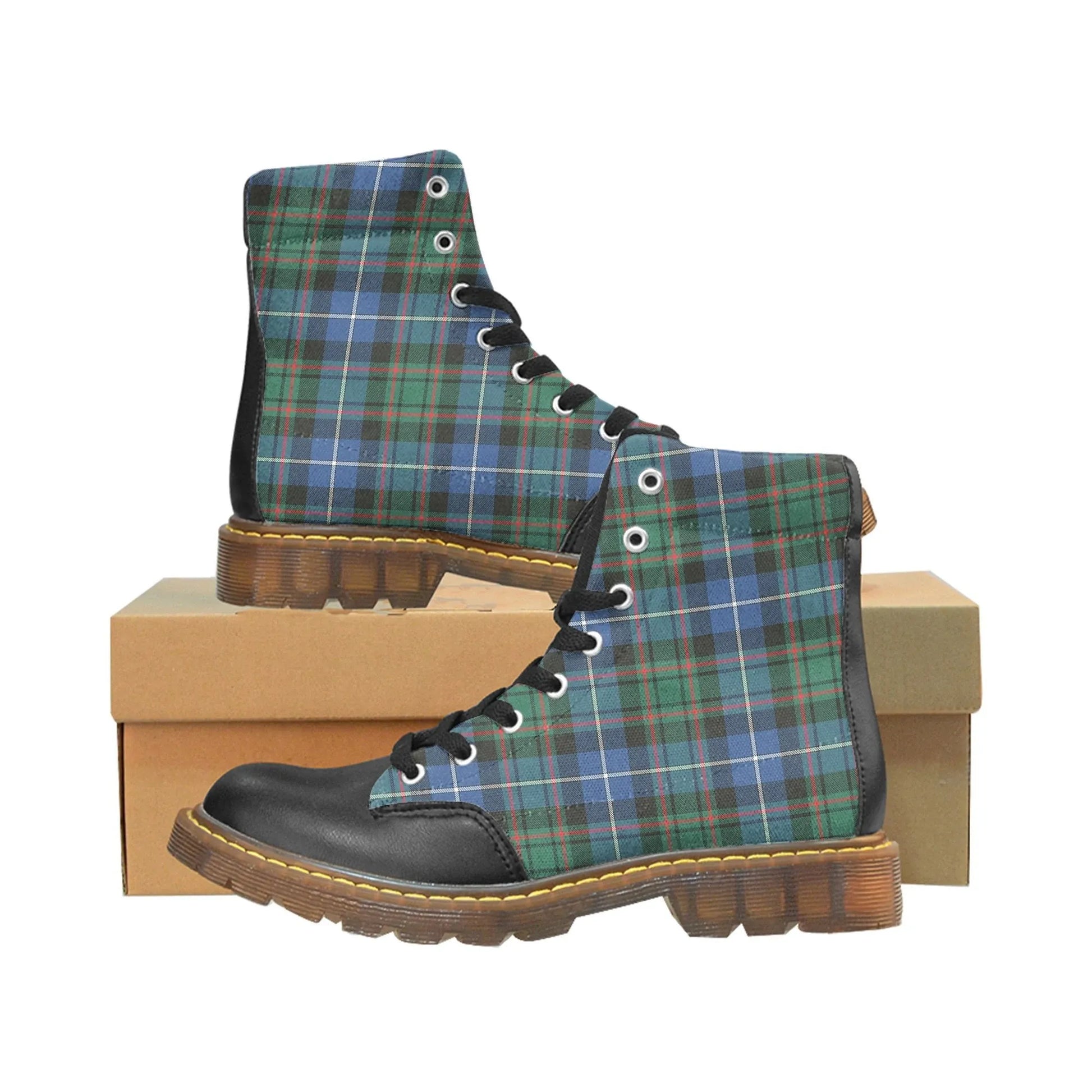 Macrae Hunting Ancient Tartan Plaid Apache Boots