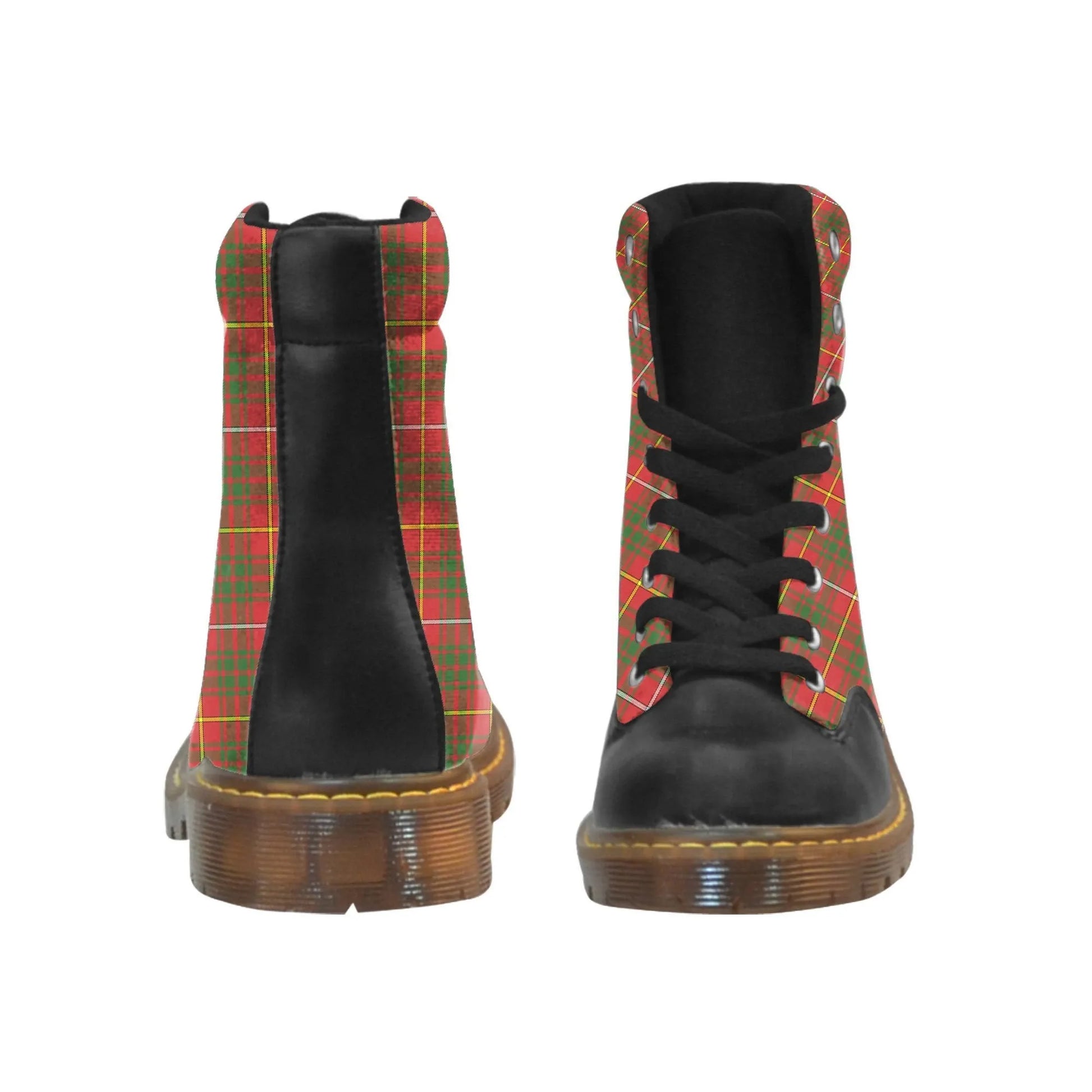 Bruce Modern Tartan Plaid Apache Boots