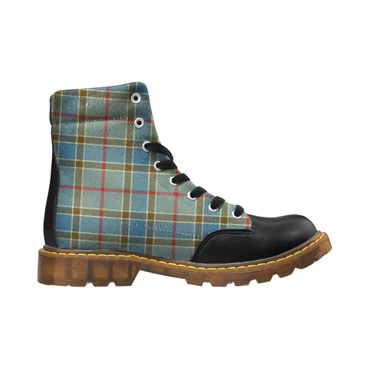 Balfour Blue Tartan Plaid Apache Boots