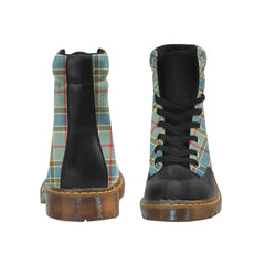 Balfour Blue Tartan Plaid Apache Boots