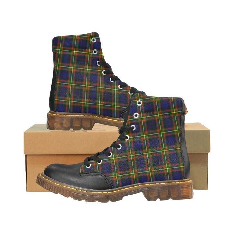 Maclellan Modern Tartan Plaid Apache Boots