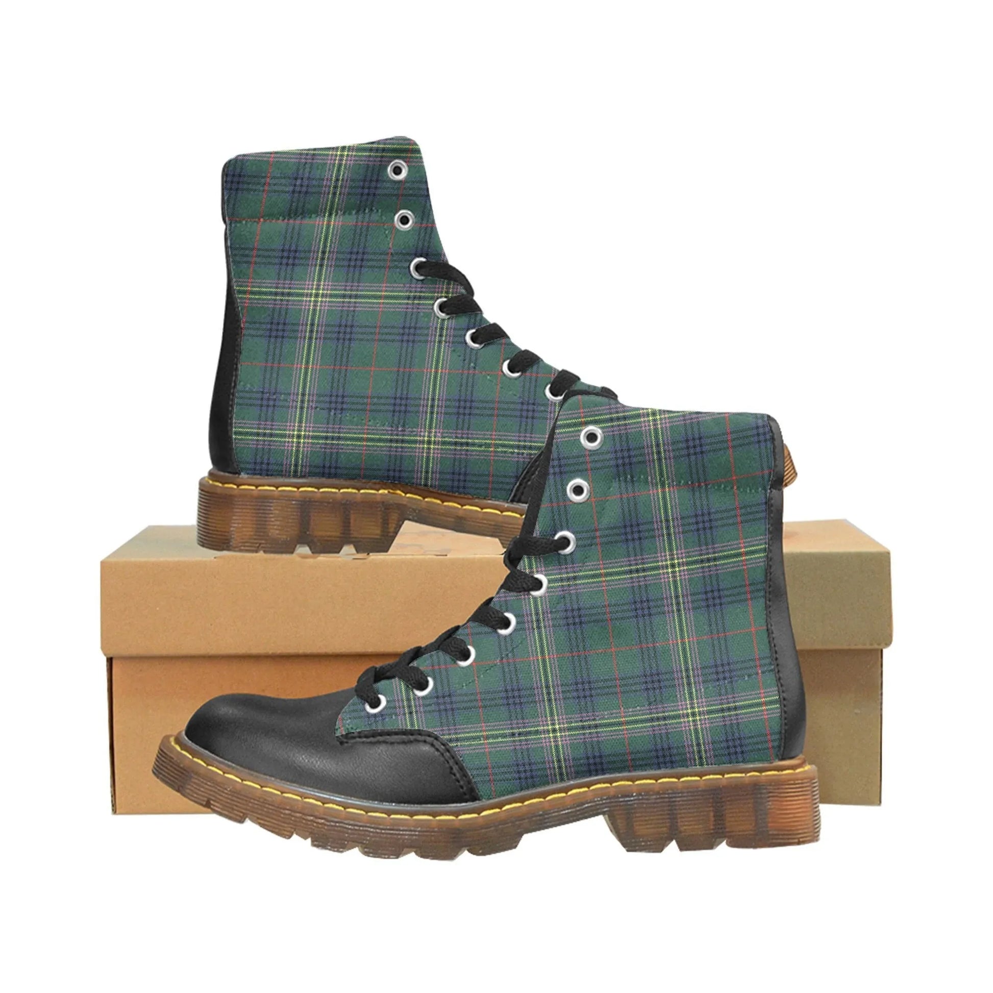 Kennedy Modern Tartan Plaid Apache Boots