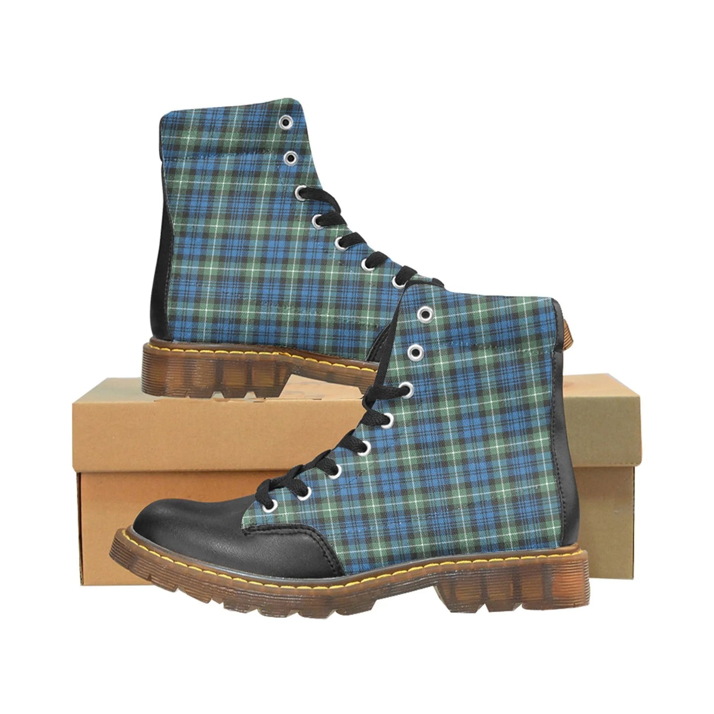 Lamont Ancient Tartan Plaid Apache Boots