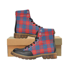 Galloway Red Tartan Plaid Apache Boots
