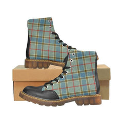 Balfour Blue Tartan Plaid Apache Boots