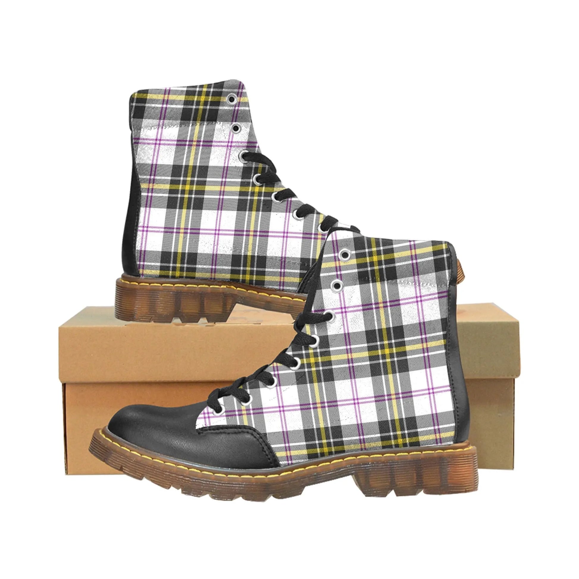 Macpherson Dress Modern Tartan Plaid Apache Boots