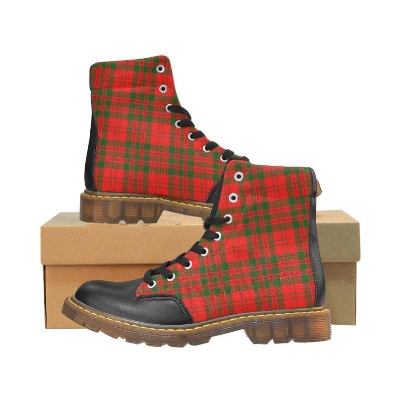 Livingstone Modern Tartan Plaid Apache Boots