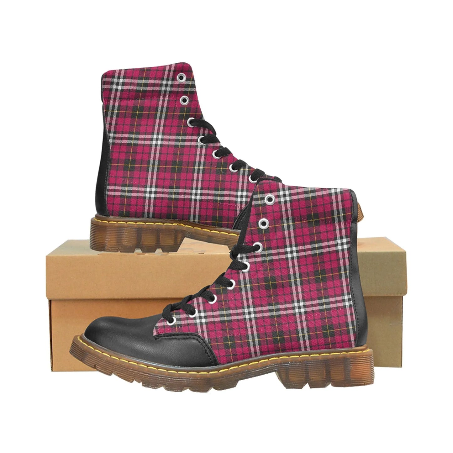 Little Tartan Plaid Apache Boots