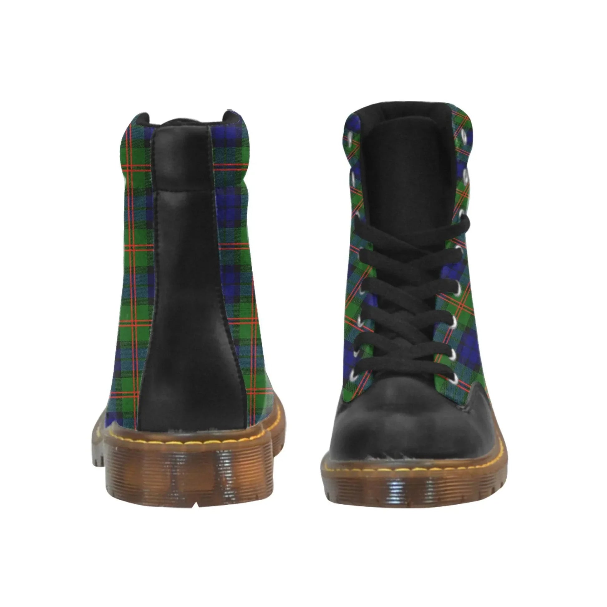 Dundas Modern 02 Tartan Plaid Apache Boots