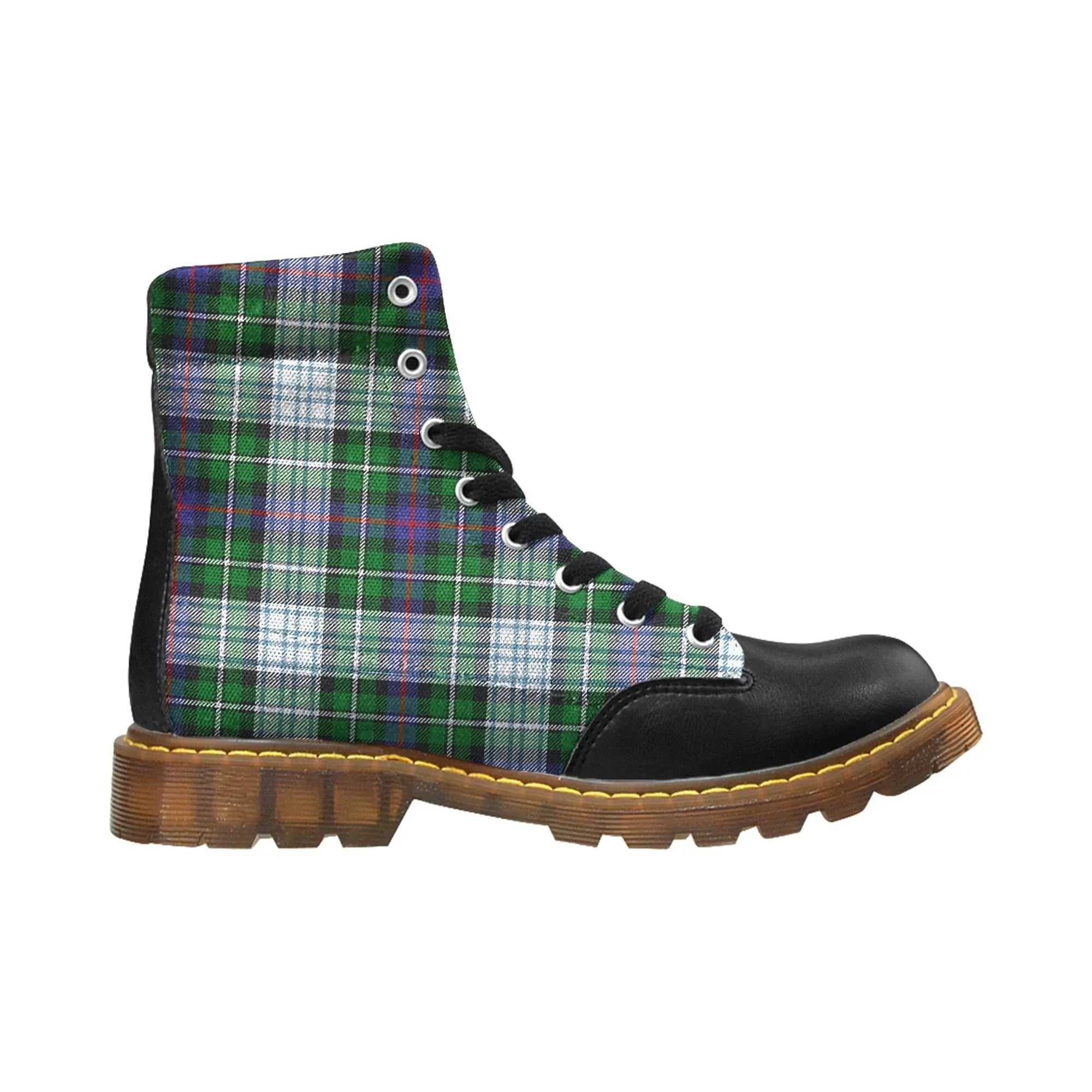 Mackenzie Dress Modern Tartan Plaid Apache Boots