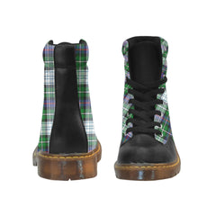 Mackenzie Dress Modern Tartan Plaid Apache Boots