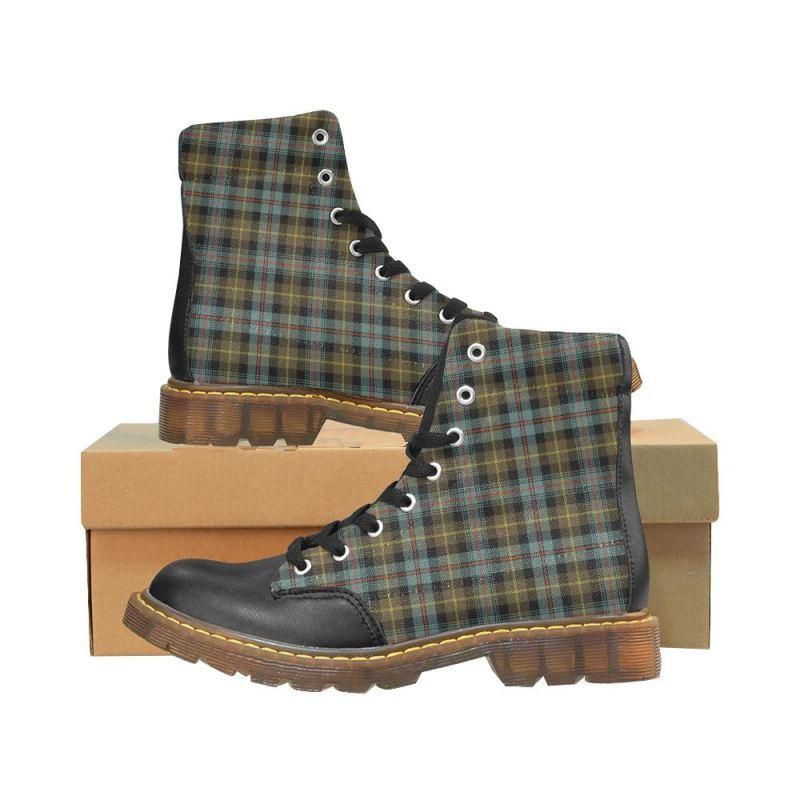 Farquharson Weathered Tartan Plaid Apache Boots