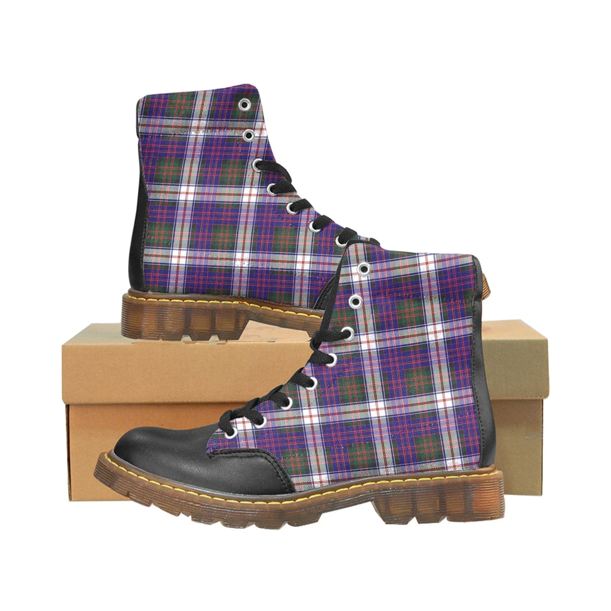 Macdonald Dress Modern Tartan Plaid Apache Boots