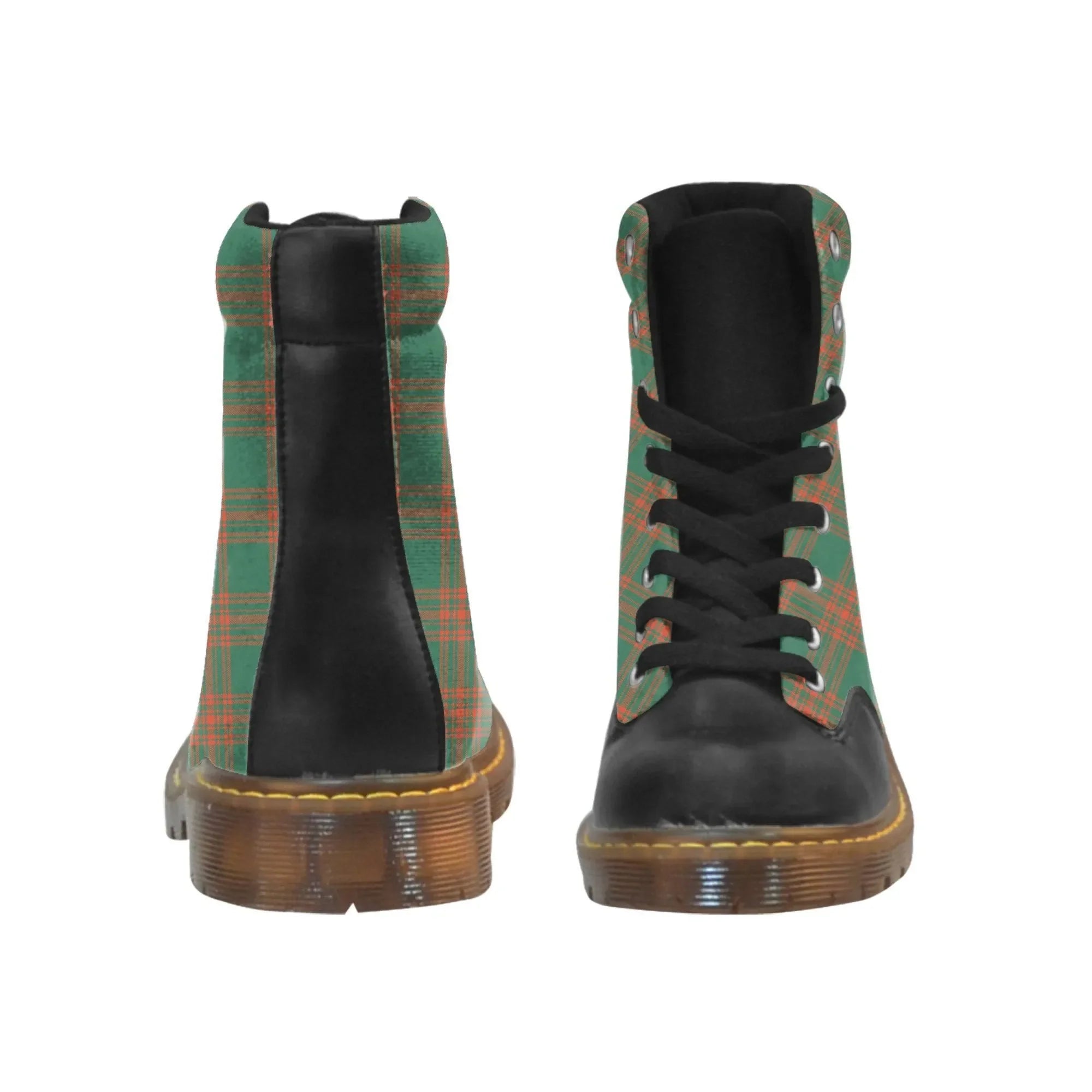 Menzies Green Ancient Tartan Plaid Apache Boots