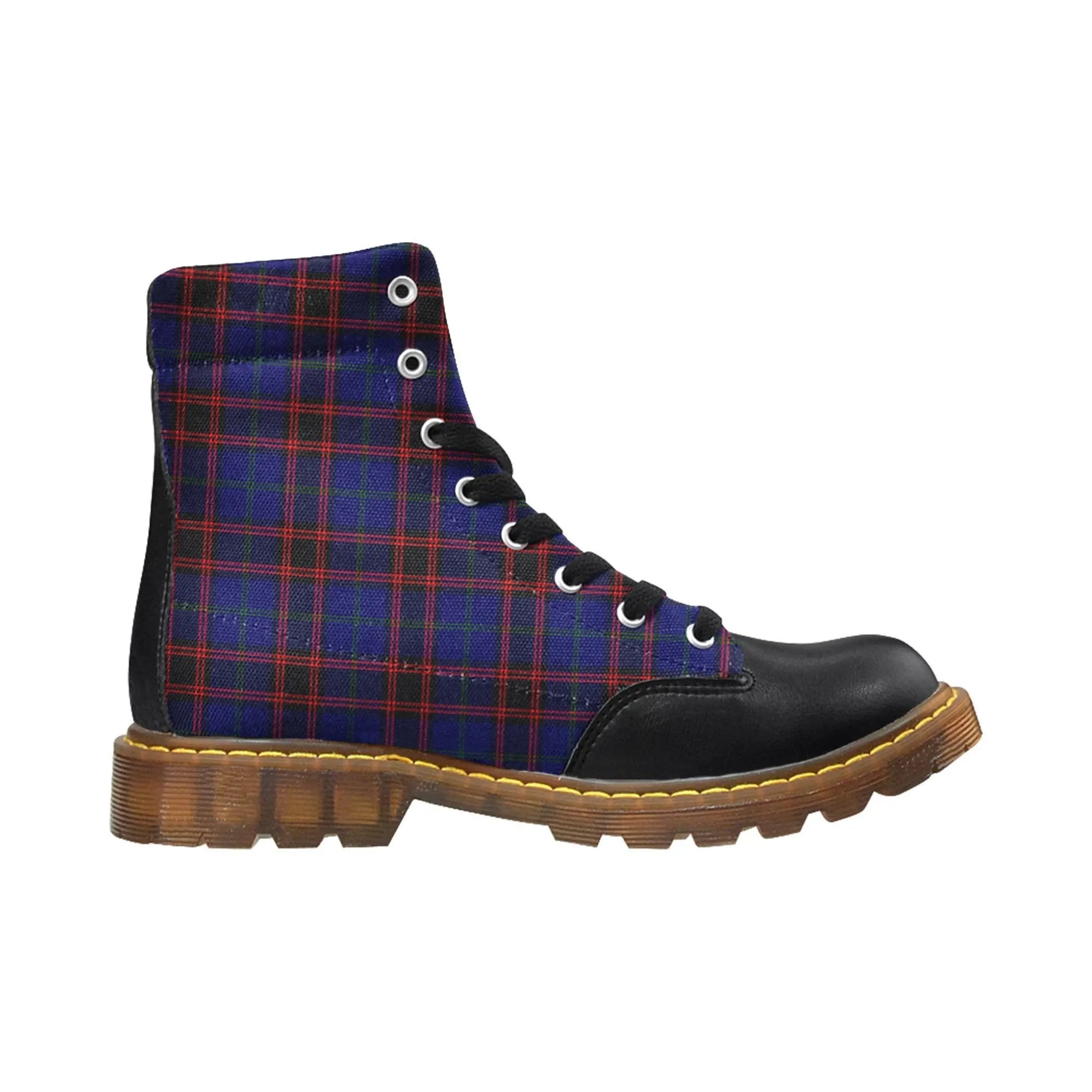 Home Modern Tartan Plaid Apache Boots