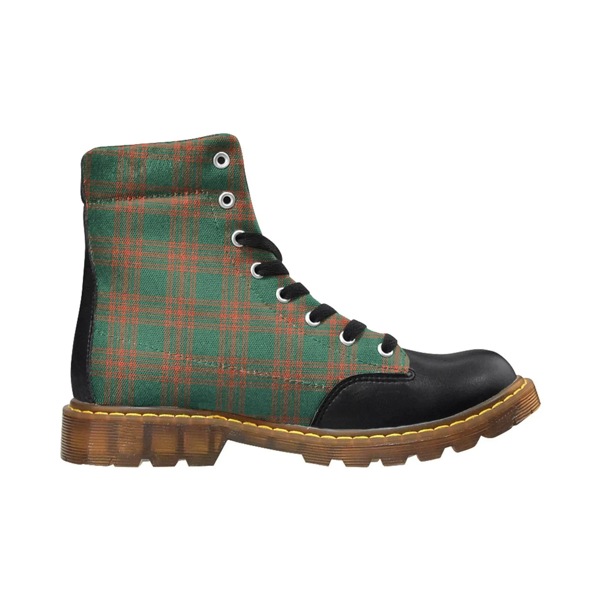 Menzies Green Ancient Tartan Plaid Apache Boots