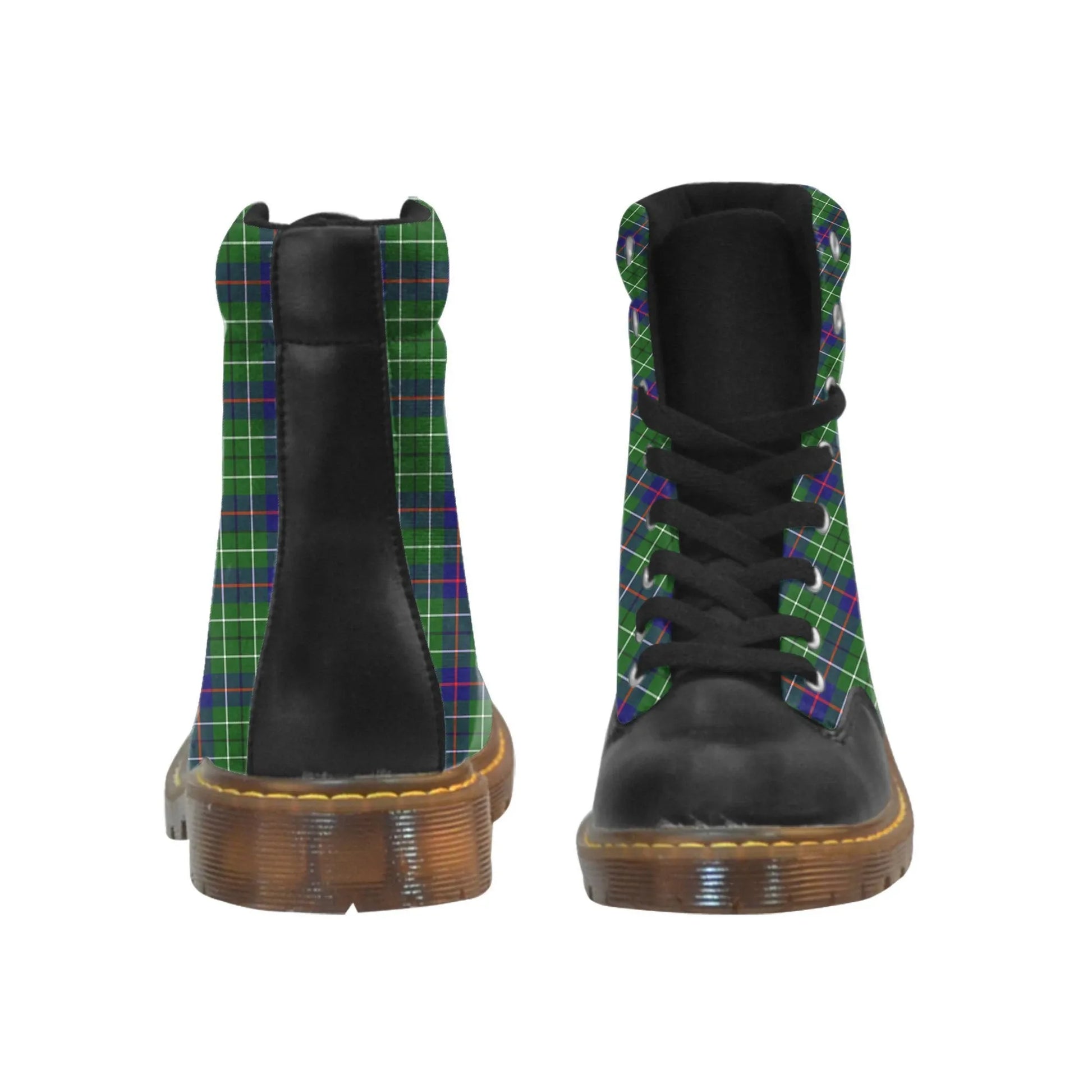 Duncan Modern Tartan Plaid Apache Boots