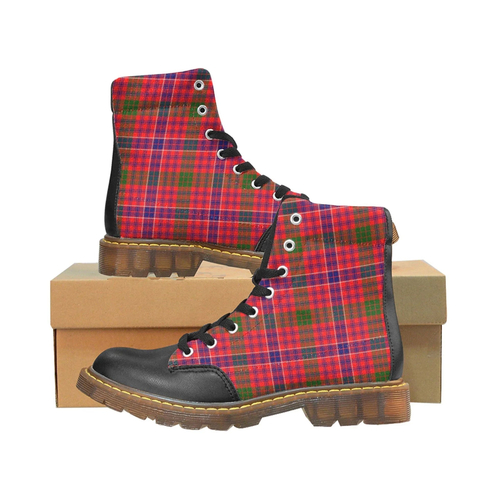 Macrae Modern Tartan Plaid Apache Boots