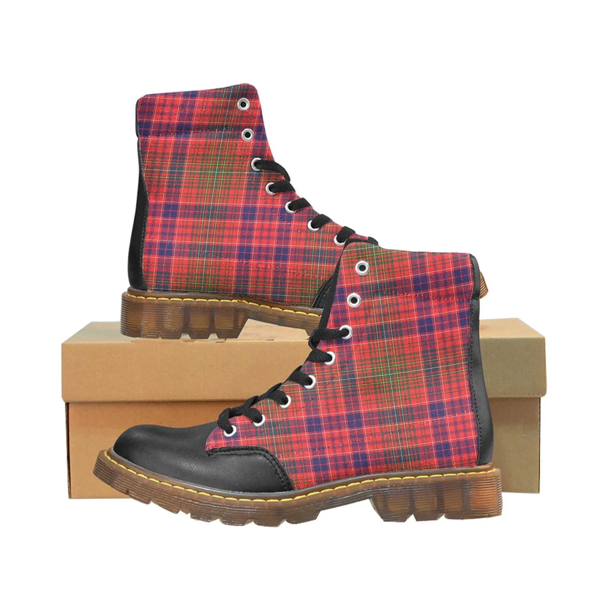 Lumsden Modern Tartan Plaid Apache Boots