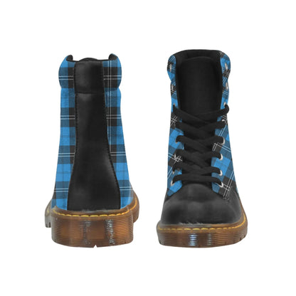 Ramsay Blue Ancient Tartan Plaid Apache Boots