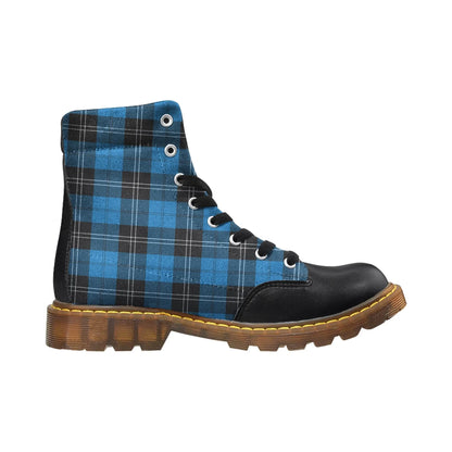 Ramsay Blue Ancient Tartan Plaid Apache Boots