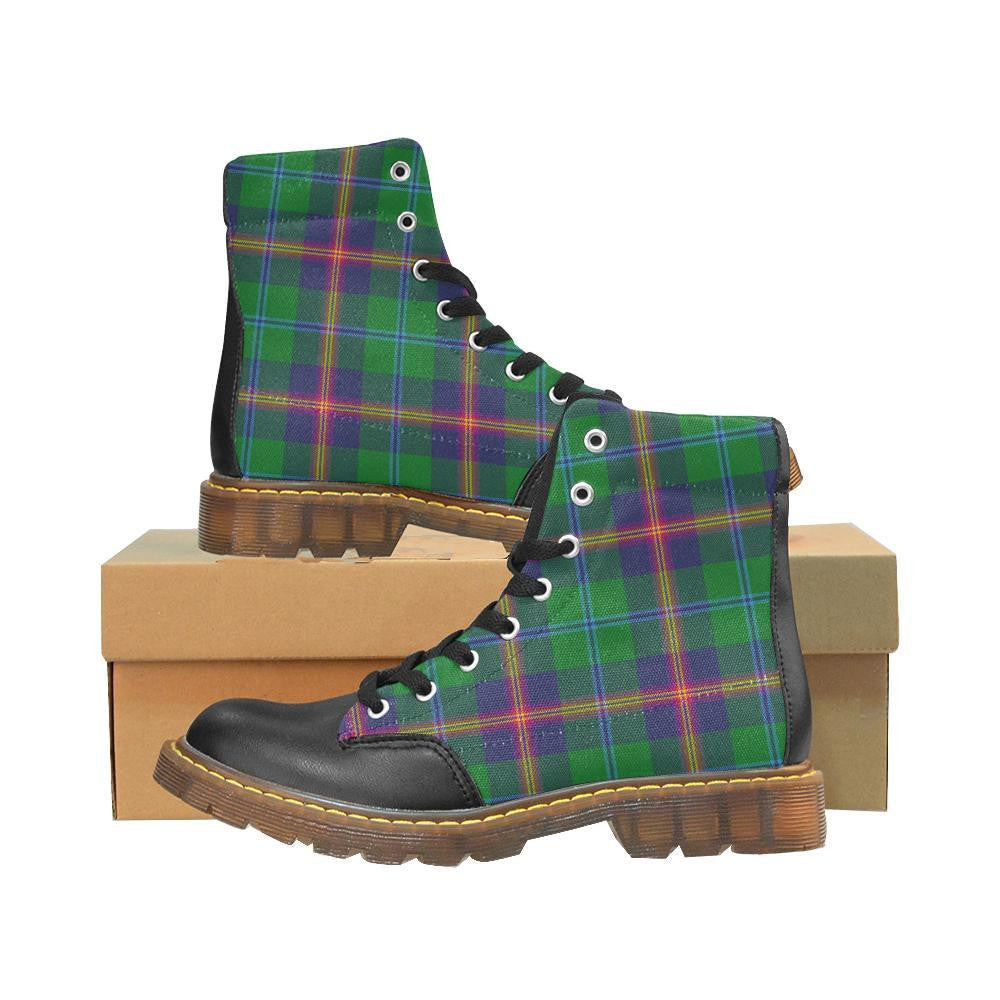 Young Modern Tartan Plaid Apache Boots