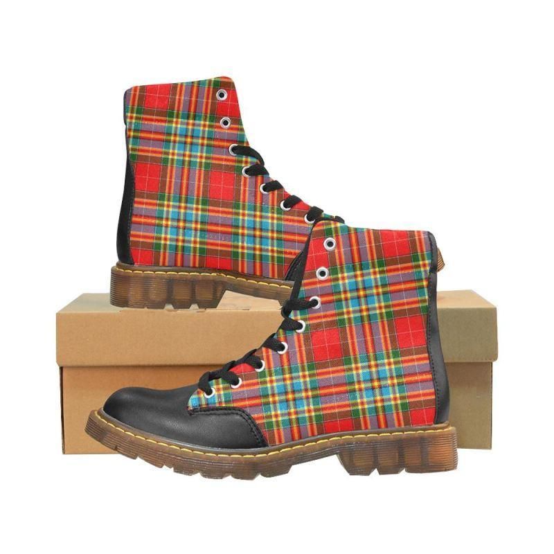 Chattan Tartan Plaid Apache Boots