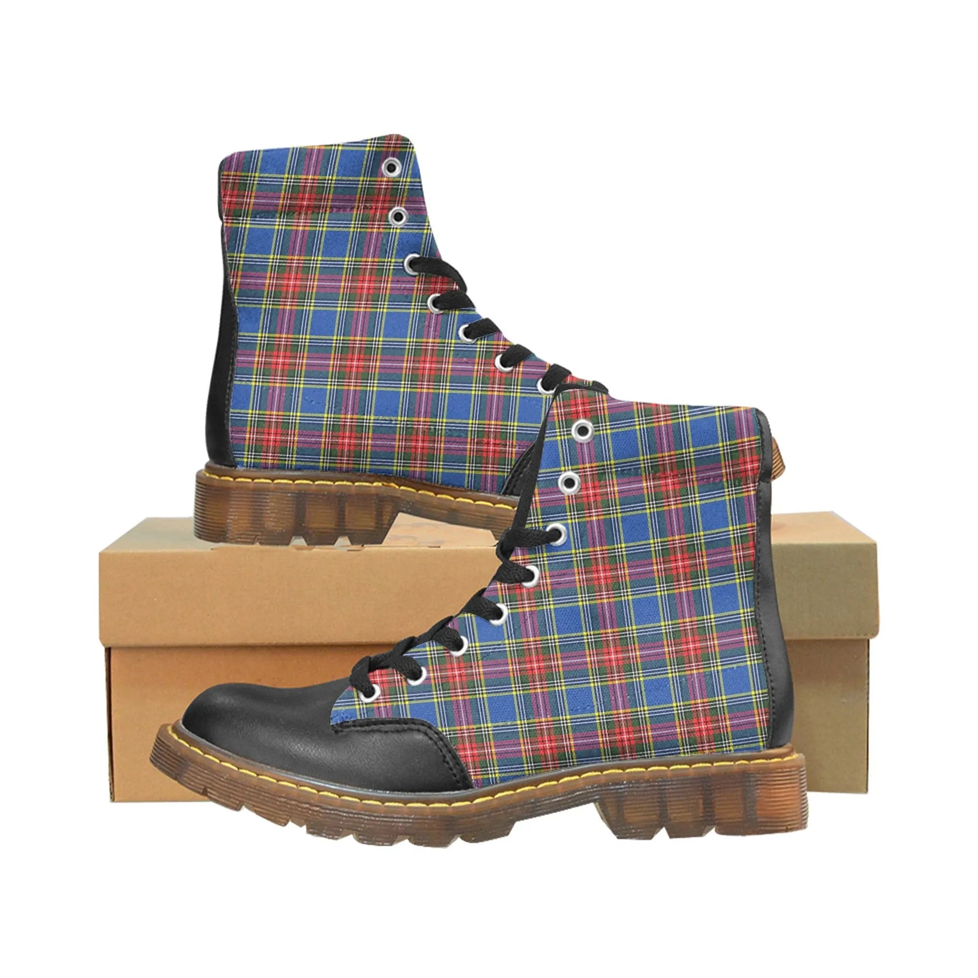 Macbeth Modern Tartan Plaid Apache Boots