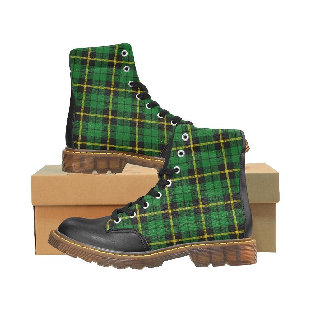 Wallace Hunting, Green Tartan Plaid Apache Boots