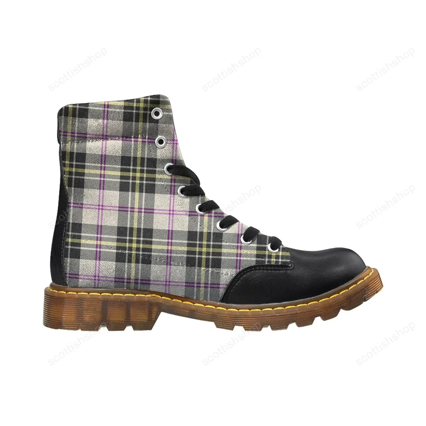 Macpherson Dress Ancient Tartan Plaid Apache Boots