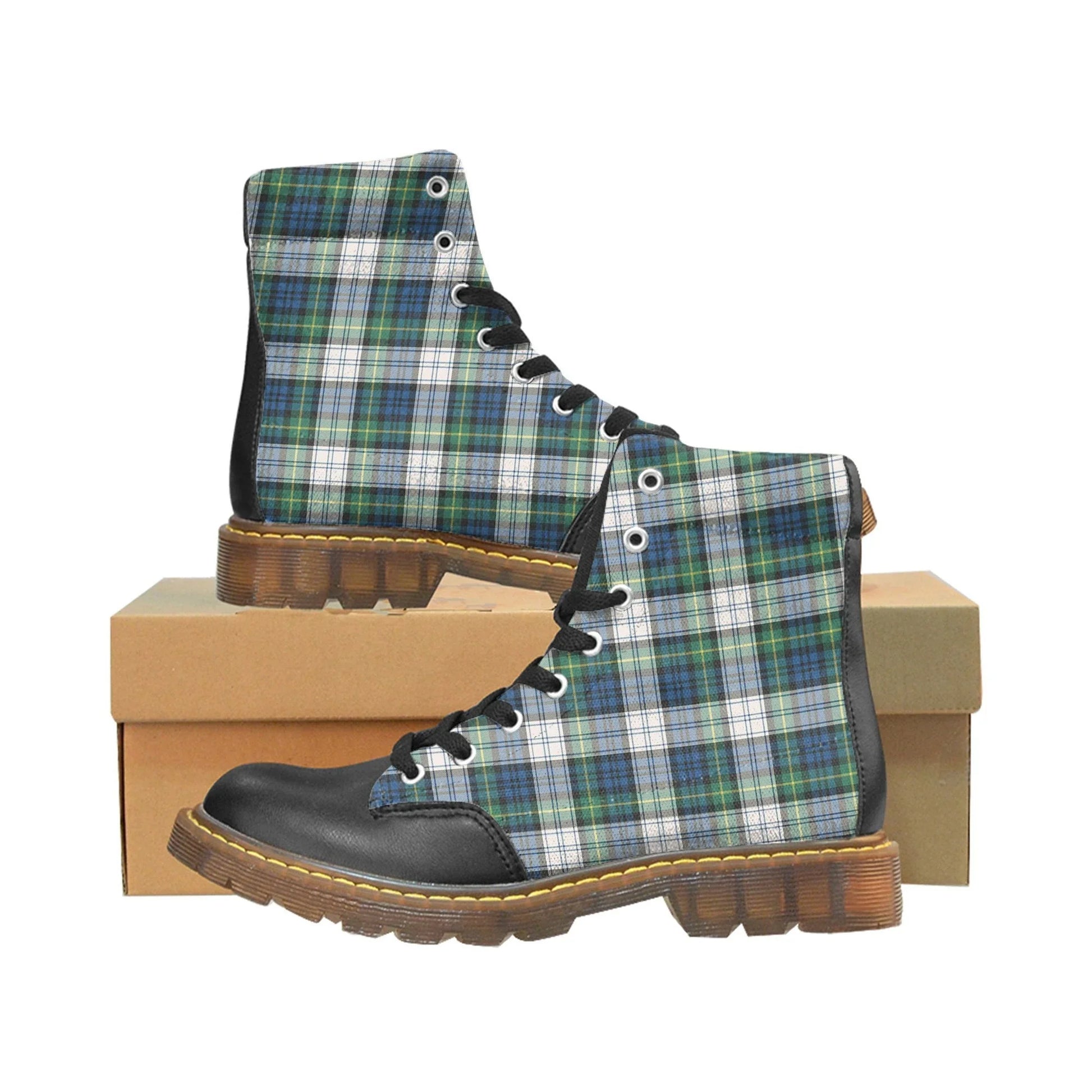 Gordon Dress Ancient Tartan Plaid Apache Boots