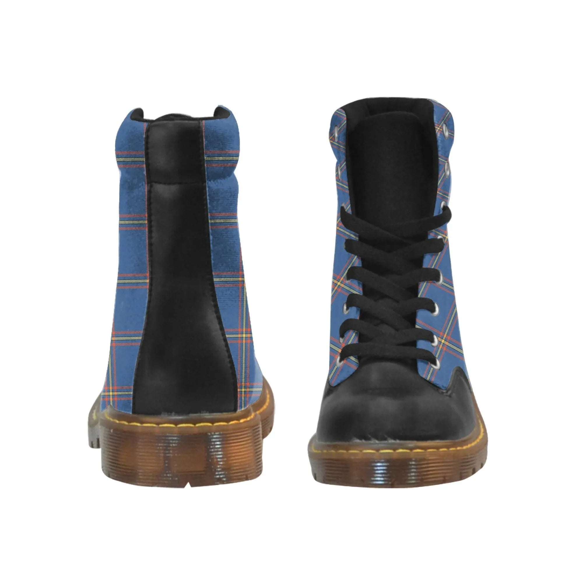 Maclaine Of Loch Buie Hunting Ancient Tartan Plaid Apache Boots