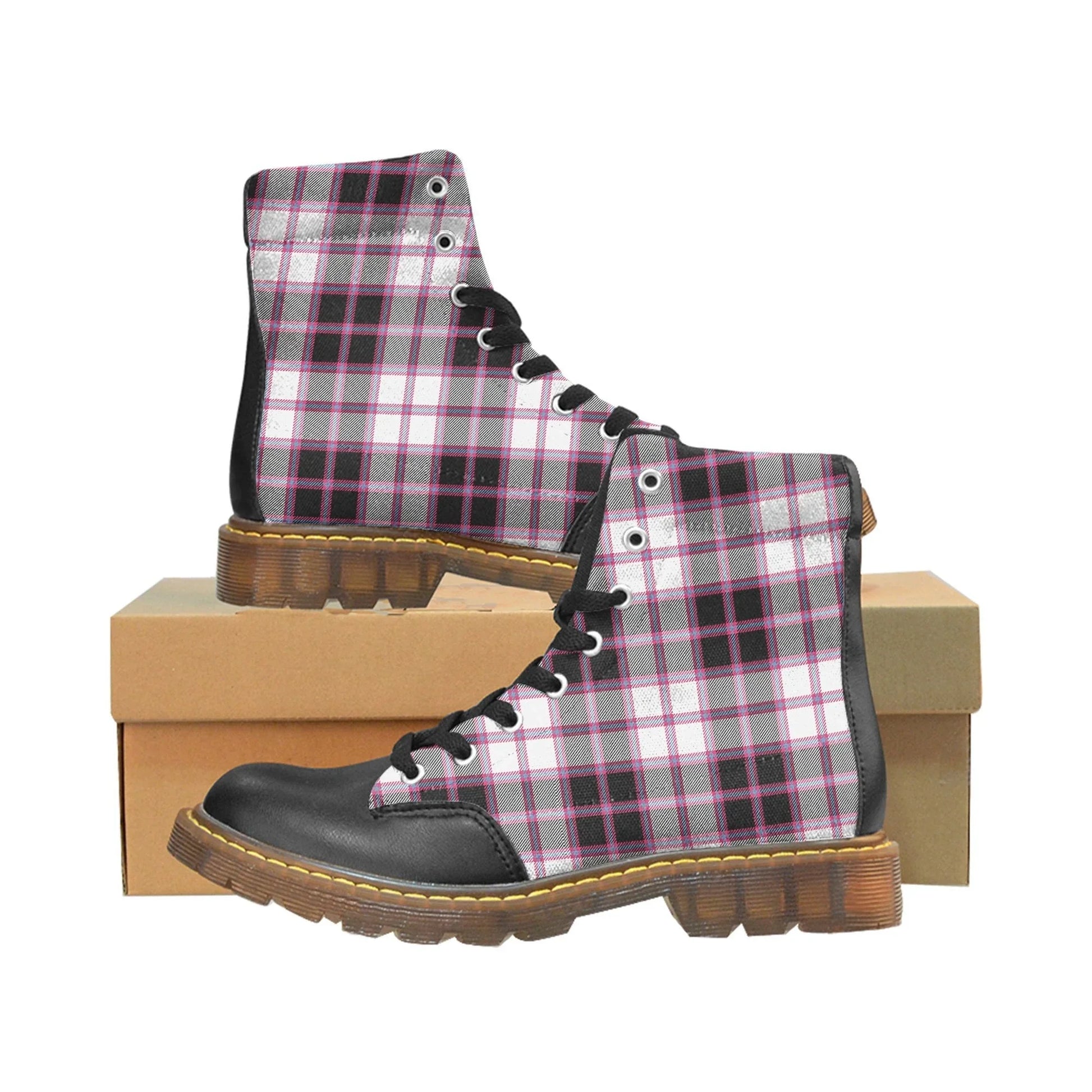 Macpherson Hunting Modern Tartan Plaid Apache Boots