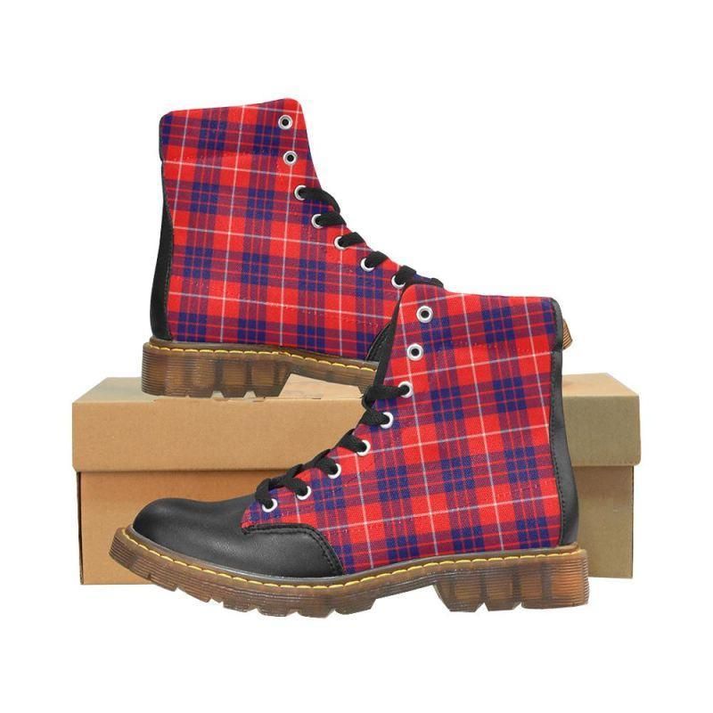 Hamilton Modern Tartan Plaid Apache Boots